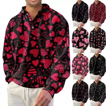 Мужская толстовка, осенне-зимняя толстовка, однотонная свободная футболка с лацканами и длинными рукавами L чёрный