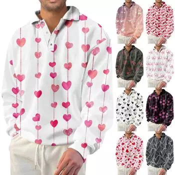 Мужская толстовка, осенне-зимняя толстовка, однотонная свободная футболка с лацканами и длинными рукавами L чёрный