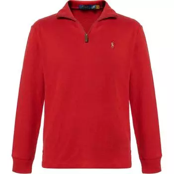 Мужская толстовка Polo Ralph Lauren с вышитым логотипом и однотонной молнией 710857073-018