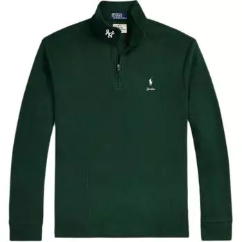 Мужская толстовка с длинным рукавом Polo Ralph Lauren с логотипом и воротником-стойкой, светло-зеленая, MNPOKNI16823951-301 XL
