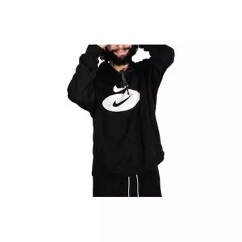 Мужская толстовка с длинными рукавами свободного покроя Nike, черная DM5458-010 XS