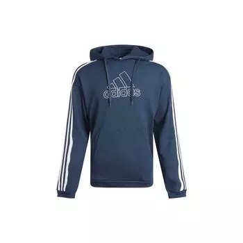 Мужская толстовка с капюшоном Adidas Essential темно-синяя GV5183 XL