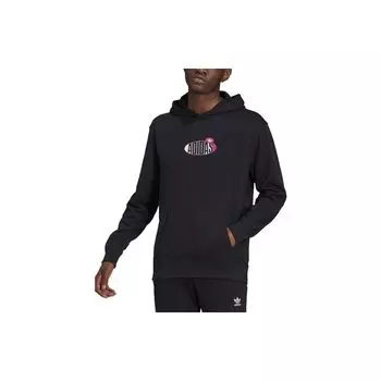 Мужская толстовка с капюшоном Adidas Originals Trefoil Logo, черная HI5265 XS