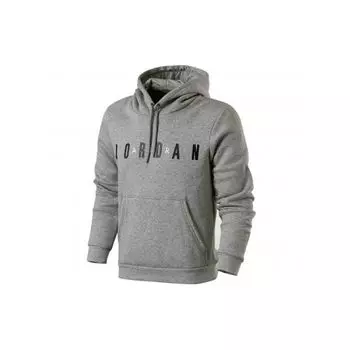 Мужская толстовка с капюшоном Air Jordan Sportswear Flight Fleece, серая AH4510-063 L