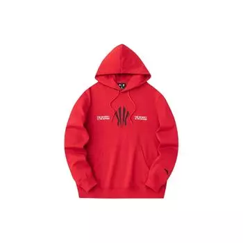 Мужская толстовка с капюшоном Anta Basketball Series в европейском стиле с буквенным принтом, кленовый-красный 172341707-3 XL