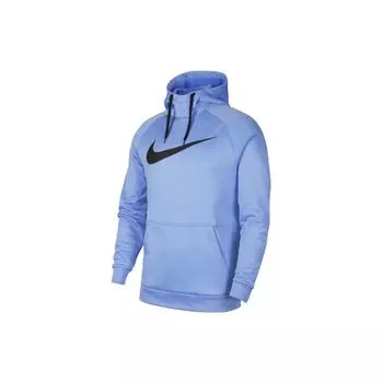 Мужская толстовка с капюшоном для тренировок Nike Therma Swoosh, верхняя одежда Pulse-Blue Gemstone-Blue CU6240-478 S