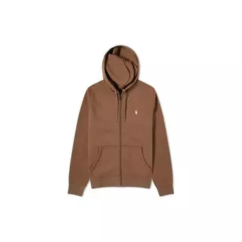 Мужская толстовка с капюшоном и длинными рукавами с принтом логотипа Polo Ralph Lauren, коричневая 710881517-030 L