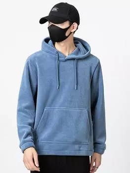 Мужская толстовка с капюшоном и принтом для баскетбола, пуловер, модные весенне-зимние толстовки в стиле хип-хоп, унисекс, студенческая спортивная популярная толстовка S чёрный