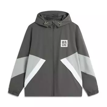 Мужская толстовка с капюшоном и ветровкой Li Ning Wade Series, темно-серая AFDU217-7 S