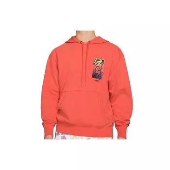 Мужская толстовка с капюшоном Jordan Dri-Fit Zion, мужской спортивный топ с длинными рукавами, оранжевый, красный DH0599-635 S