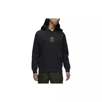 Мужская толстовка с капюшоном Jordan x PSG SS24 Logo, черная FN5327-010 S