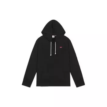 Мужская толстовка с капюшоном Levis Embroidered Logo Print Черный 34581-0001