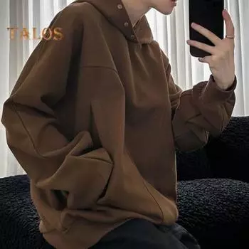 Мужская толстовка с капюшоном на осень-зиму, однотонная, с длинными рукавами, с капюшоном, эластичными манжетами и подолом, тонкая, повседневная одежда, повседневный спортивный топ XL светло-серый