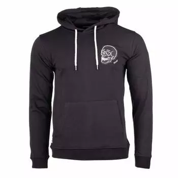 Мужская толстовка с капюшоном, нашивкой в виде скелета и контрастной кулиской DEELUXE 74