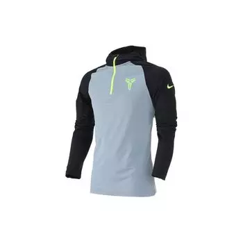Мужская толстовка с капюшоном Nike Logo Patchwork Print Серая 641182-011 XXXL