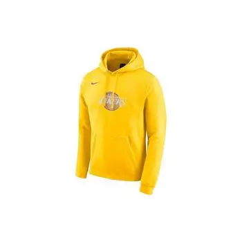 Мужская толстовка с капюшоном Nike NBA City Edition Logo Los Angeles Lakers, амарилло-желтый CD3239-728 M