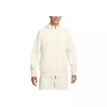 Мужская толстовка с капюшоном Nike Primary Dri-FIT UV Full-Zip Versatile Hoodie Light-Ivory FZ0967-110 XL