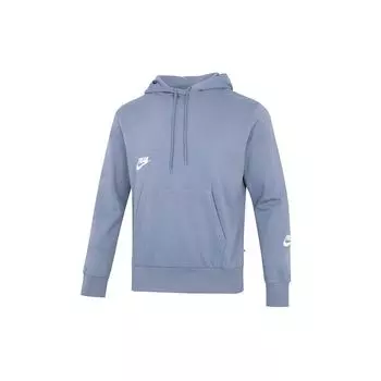Мужская толстовка с капюшоном Nike с логотипом и шнурком, синяя DQ5650-493 M