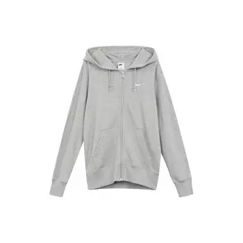 Мужская толстовка с капюшоном Nike Solid Color Pocket на молнии, серая 521574-063 L