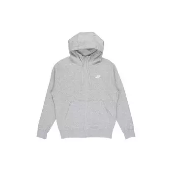 Мужская толстовка с капюшоном Nike Sportswear Logo, верхняя одежда, серая 804392-063 L