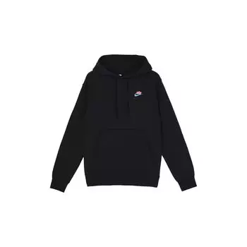 Мужская толстовка с капюшоном Nike Sportswear с флисовым верхом черная DM2200-010 L