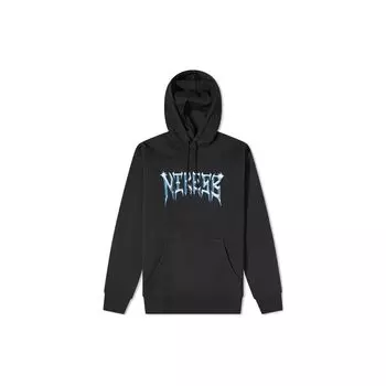 Мужская толстовка с капюшоном Nike x Samborghini Collaborative Letter Print, черная CW7149-010 XS