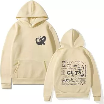 Мужская толстовка с капюшоном Olivia Rodrigo Hoodie с принтом в мультяшном стиле в европейском и американском стиле унисекс S