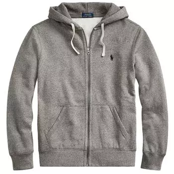 Мужская толстовка с капюшоном Polo Ralph Lauren Crew Neck с вышитым принтом, серая 710548546--004 M