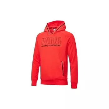 Мужская толстовка с капюшоном Puma Athletics Logo Color Block Красный 844128-11 M
