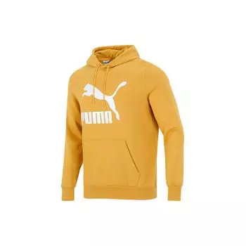 Мужская толстовка с капюшоном Puma Classics с логотипом, золотистая 531370-37 M