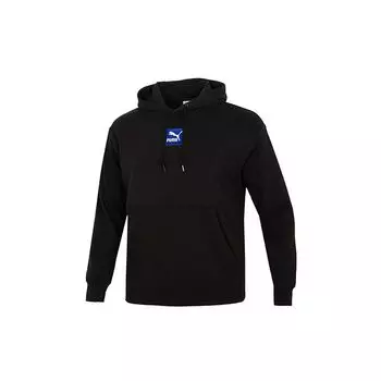 Мужская толстовка с капюшоном Puma Embroidered Logo Color-Block Черный 536774-01 XXL
