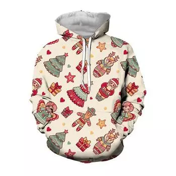 Мужская толстовка с капюшоном с 3D-графикой паука, повседневная толстовка с капюшоном, весенняя свободная одежда, свободный пуловер Harajuku S