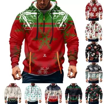 Мужская толстовка с капюшоном с принтом, кардиган на молнии с карманом на рукаве, мужская спортивная повседневная толстовка большого размера XXXL циан