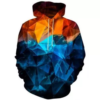 Мужская толстовка с капюшоном с принтом Lightning 3D, модные толстовки, пуловеры с длинным рукавом для мальчиков и девочек, повседневная уличная куртка с капюшоном S