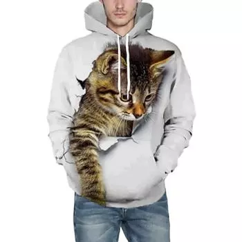 Мужская толстовка с капюшоном, свитер с капюшоном, джинсовая синяя, черная, белая, розовая, фиолетовая, с капюшоном, с рисунком, карман S