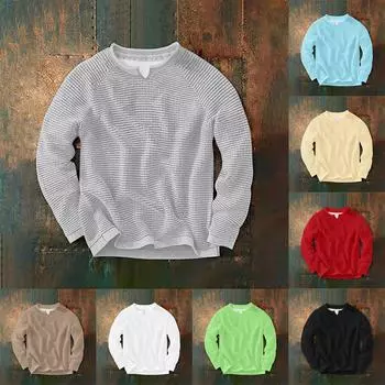 Мужская толстовка с капюшоном свободного кроя с принтом кукурузного зерна и круглым вырезом L хаки