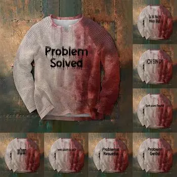 Мужская толстовка с капюшоном свободного кроя с принтом кукурузного зерна и круглым вырезом L чёрный