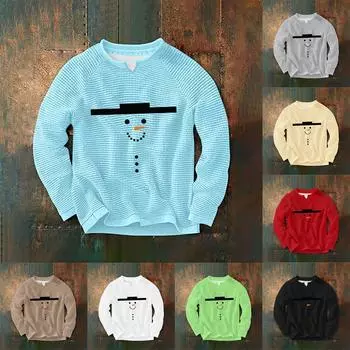 Мужская толстовка с капюшоном свободного кроя с принтом кукурузного зерна и круглым вырезом XL белый