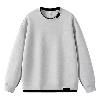 Мужская толстовка с капюшоном, свободный свитер с длинным рукавом, спортивные топы, мужская одежда, толстовки XL чёрный