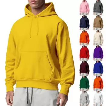 Мужская толстовка с капюшоном в стиле ретро с длинным рукавом, топы, куртка, верхняя одежда L бежевый