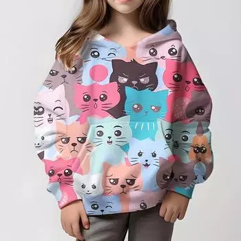 Мужская толстовка с капюшоном в стиле ретро-вестерн с 3D-принтом из денима, весенняя толстовка с длинным рукавом, свободная одежда, модная уличная спортивная одежда S