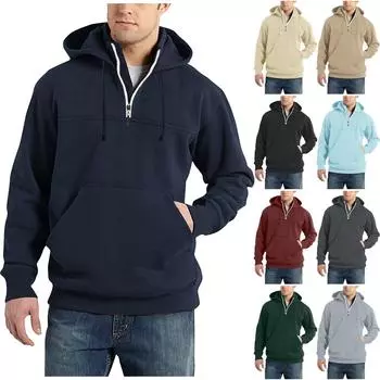 Мужская толстовка с капюшоном в стиле ретро с длинным рукавом, топы, куртка, верхняя одежда L армия зеленый