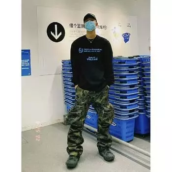 Мужская толстовка с капюшоном весной и осенью, свободная и модная универсальная куртка с буквенным принтом, мужская толстовка с длинными рукавами, повседневный топ M чёрный