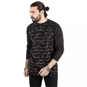 Мужская толстовка с круглым вырезом DeepSEA с текстовым рисунком 2303113