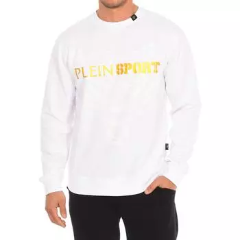 Мужской свитшот с длинным рукавом и круглым вырезом FIPSG600 L белый