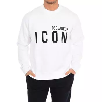 Мужская толстовка с круглым вырезом и длинными рукавами S79GU0004-S25042 XXL белый