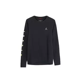 Мужская толстовка с круглым вырезом и логотипом Air Jordan, черная AO1923-010 XS