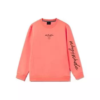 Мужская толстовка с круглым вырезом и принтом букв серии Li Ning Wade Desert-Pink AWDR397-4 M