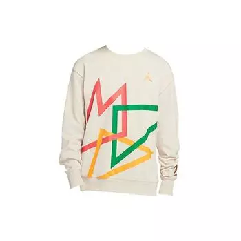 Мужская толстовка с круглым вырезом Jordan Sport DNA овсяного цвета CZ5468-140 XXXL