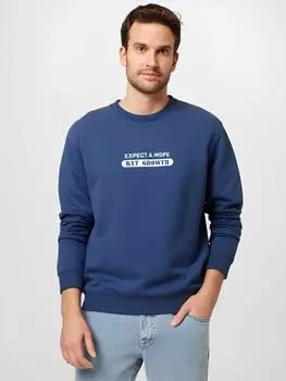 Мужская толстовка с круглым вырезом, модная повседневная толстовка с длинным рукавом, большой размер M